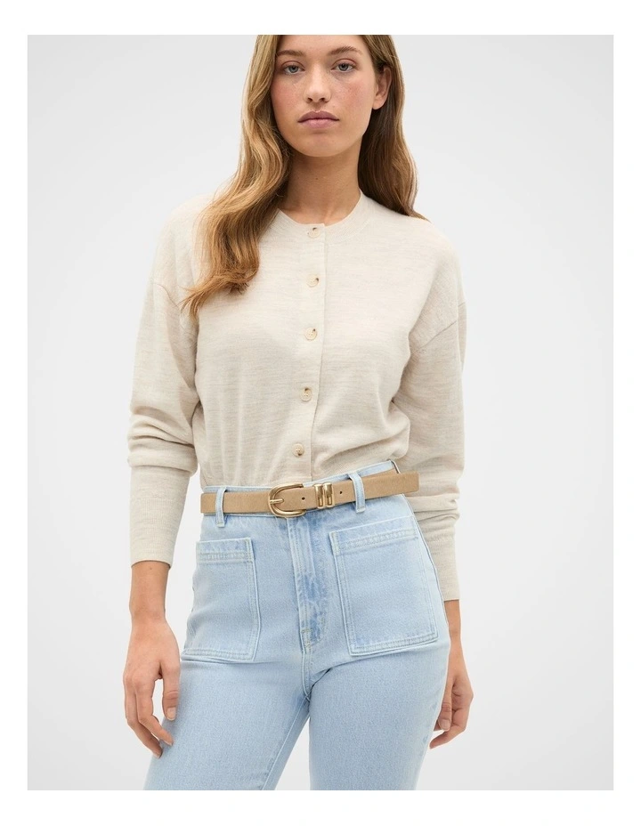 Billie Double Keeper Belt in Sandstone image 2