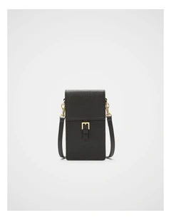 Leather Everyday Crossbody in Black