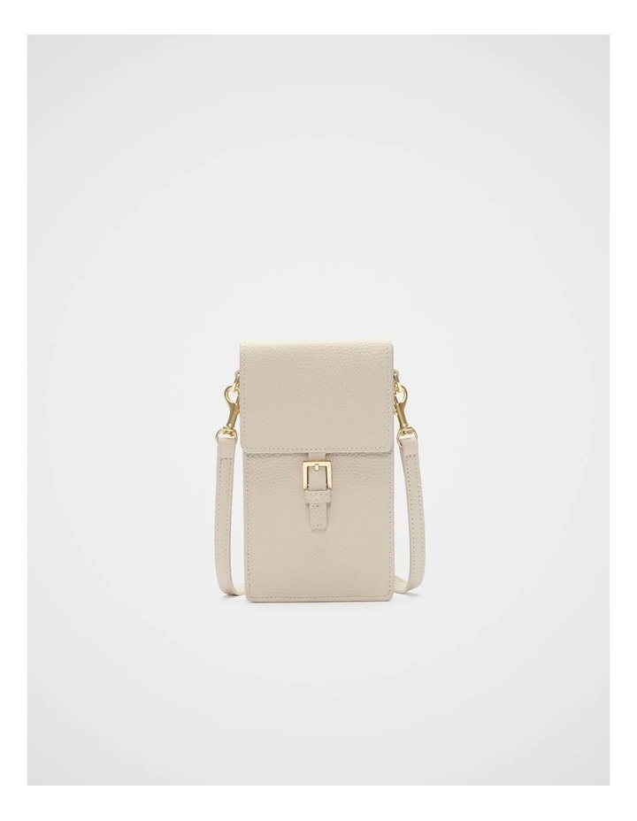 Leather Everyday Crossbody in Cream image 1