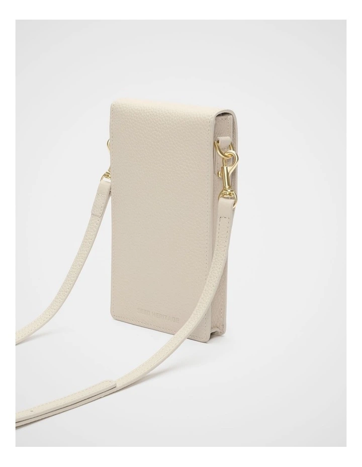 Leather Everyday Crossbody in Cream image 3