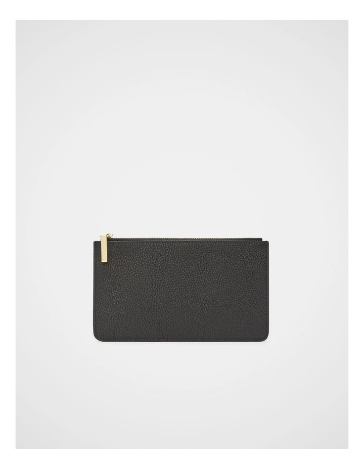 Leather Everyday Wallet in Black image 1