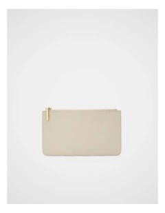 Leather Everyday Wallet in Cream