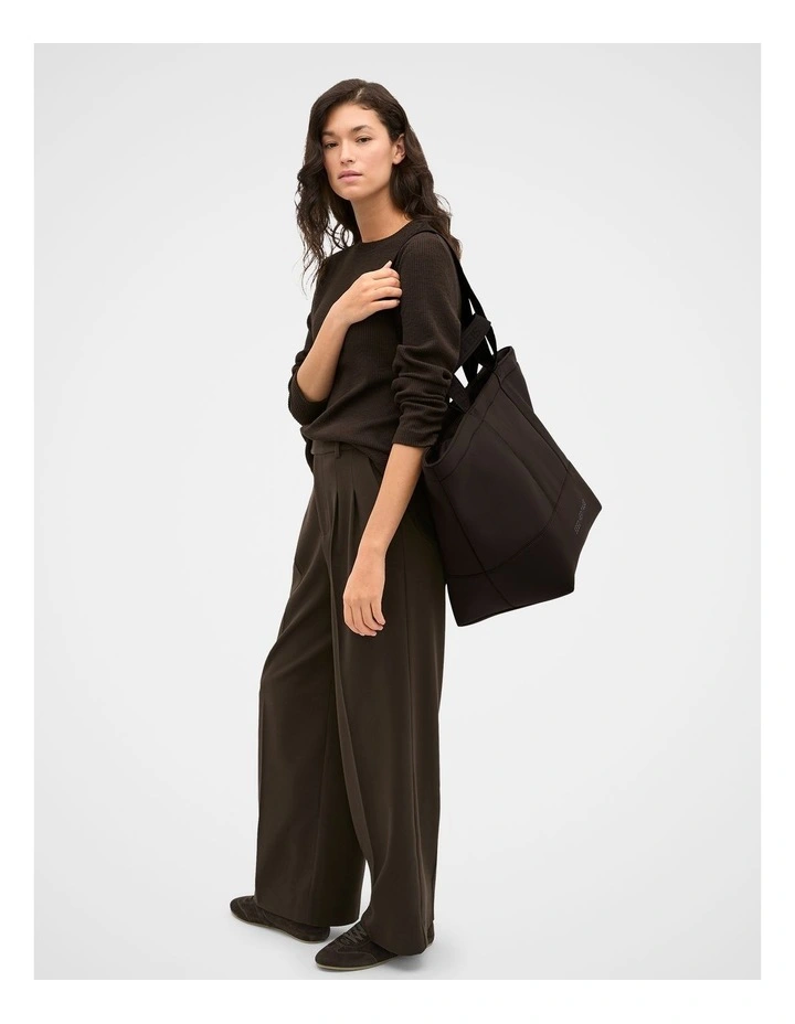 Seed Overnight Tech Tote in Coffee Bean image 2