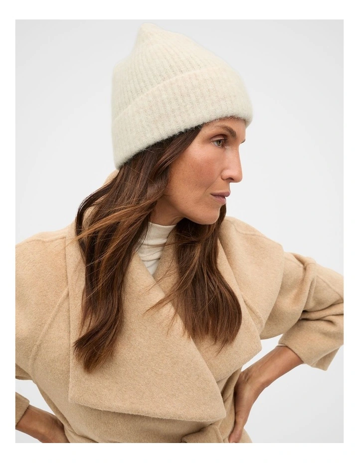 Fluffy Beanie in Mist image 2