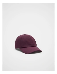 Daily Cap in Plum Red