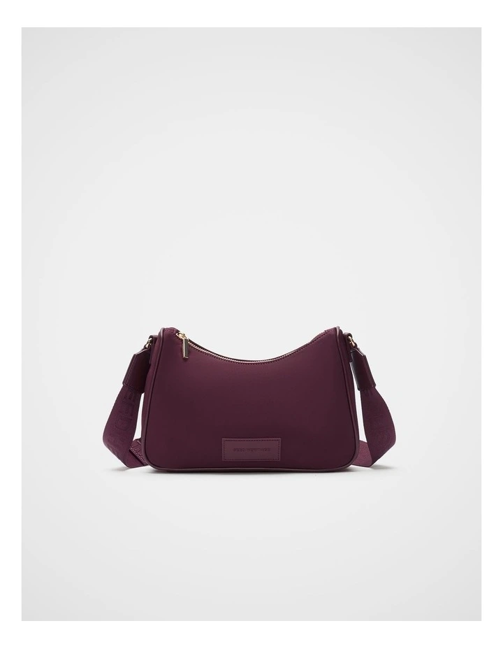Tech Essential Crossbody Bag in Plum Red image 1