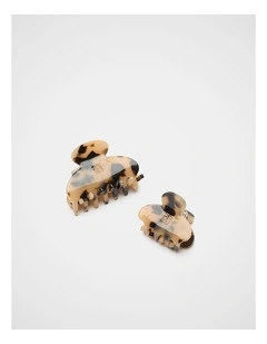 Seed Mini Hair Claw Set in Tort