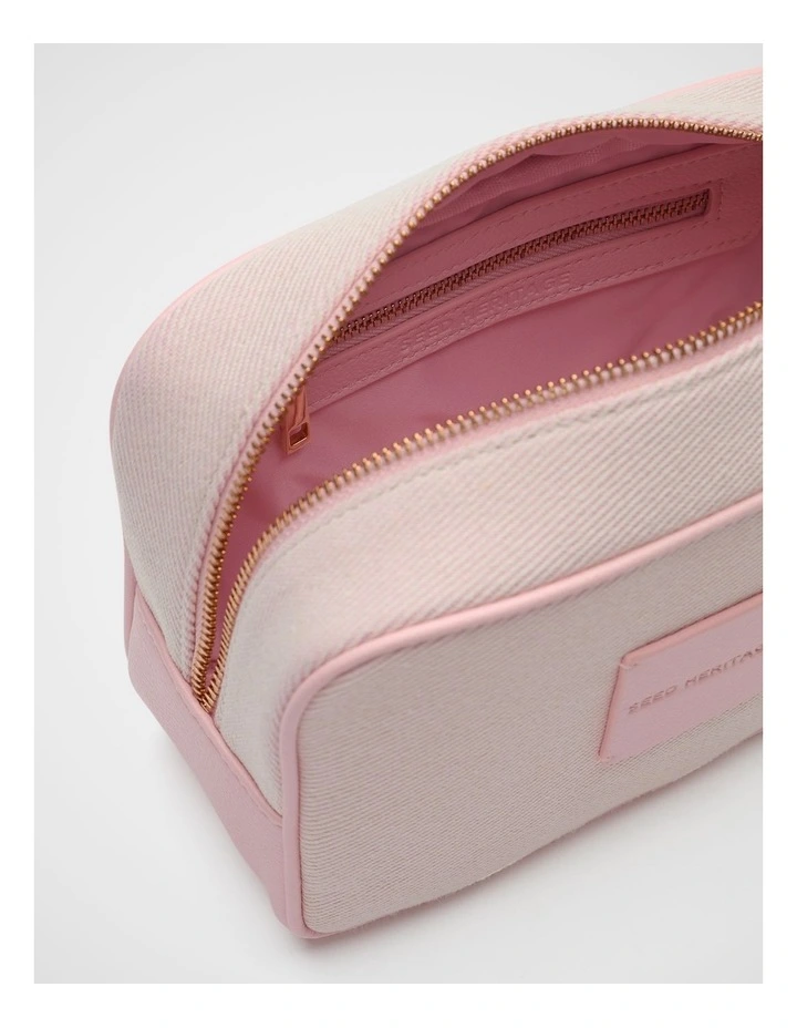 Small Cosmetic Bag in Pale Blossom image 2