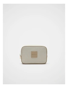 Small Cosmetic Bag in Sandstone