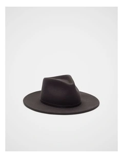 Wool Fedora in Coffee Bean