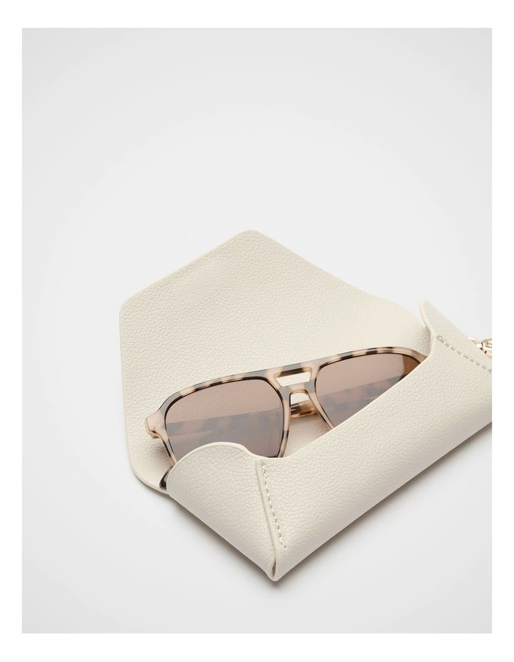 Sunglasses Case in Cream image 2