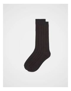 Boot Sock in Coffee Bean