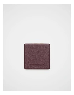 Compact Mirror in Plum Red