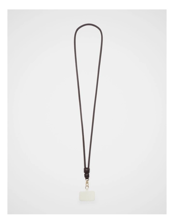 Phone Strap in Chocolate image 1