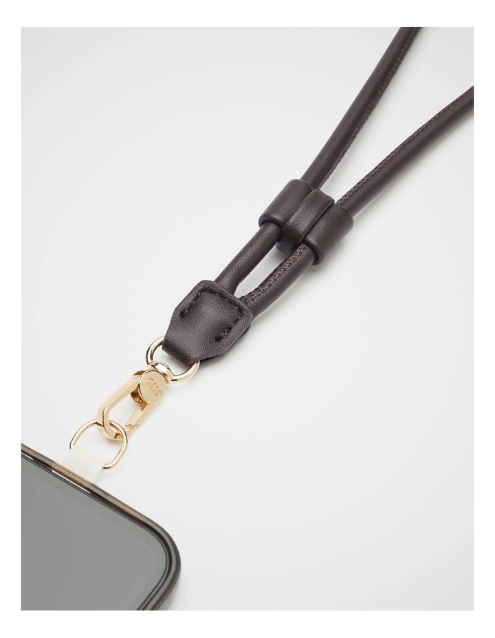 Phone Strap in Chocolate image 2