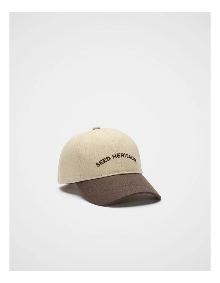 Two Tone Cap in Sandstone image 1