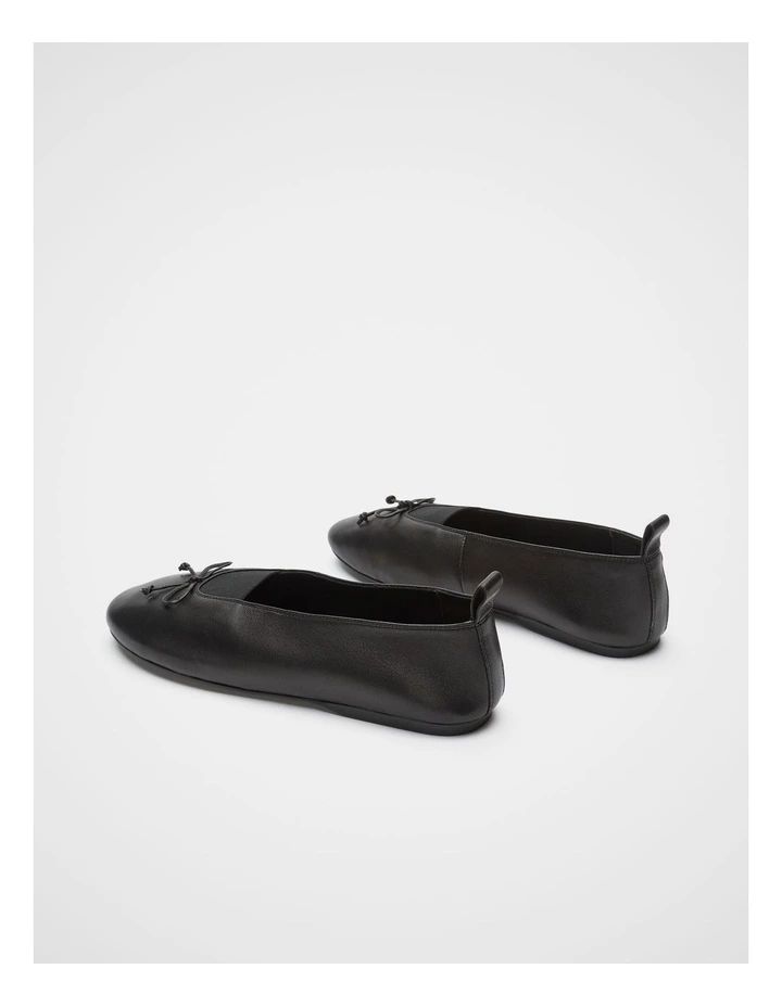 Lou Ballet Flat in Black image 4