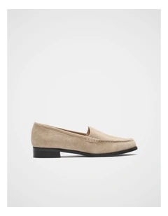 Nella Loafer in Sandstone Suede