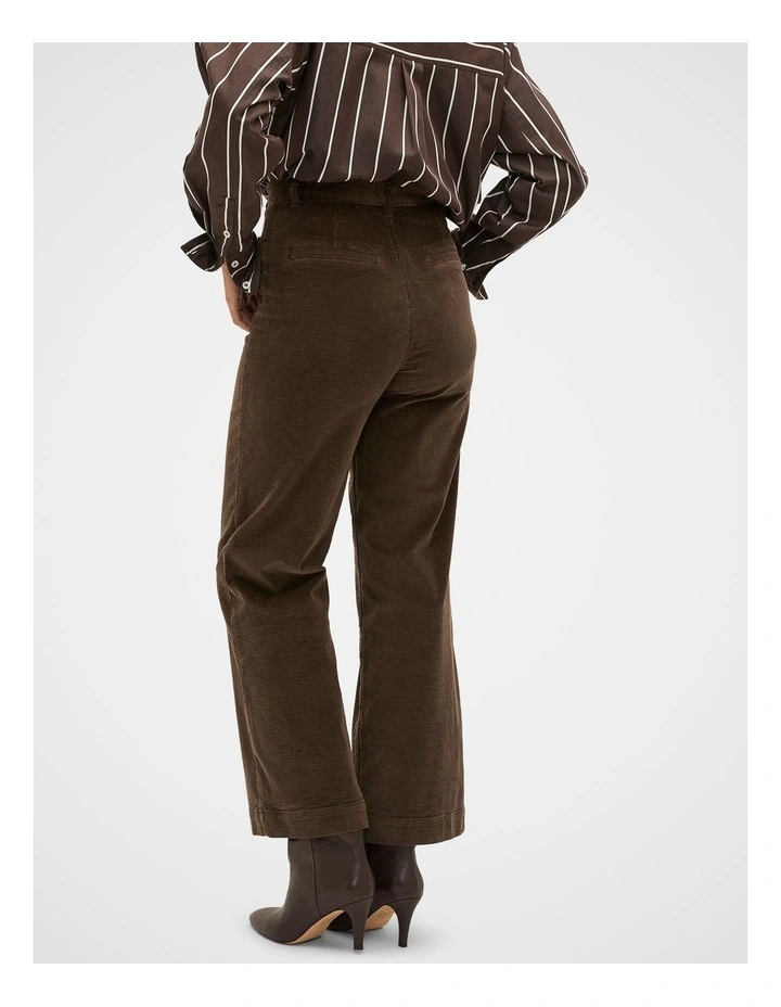 Corduroy Pocket Front Pant in Coffee Bean image 2