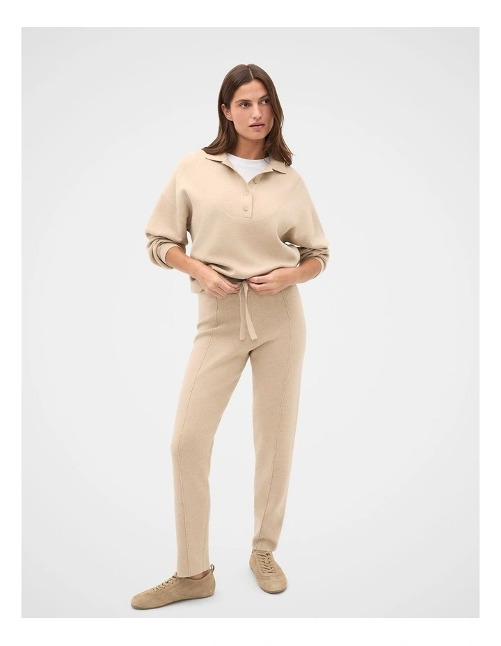 Double Knit Pant in Sandstone Marle image 4
