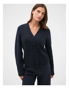 Lofty Relaxed Cardigan in Twilight Blue