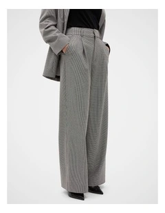 Tailored Pant in Houndstooth