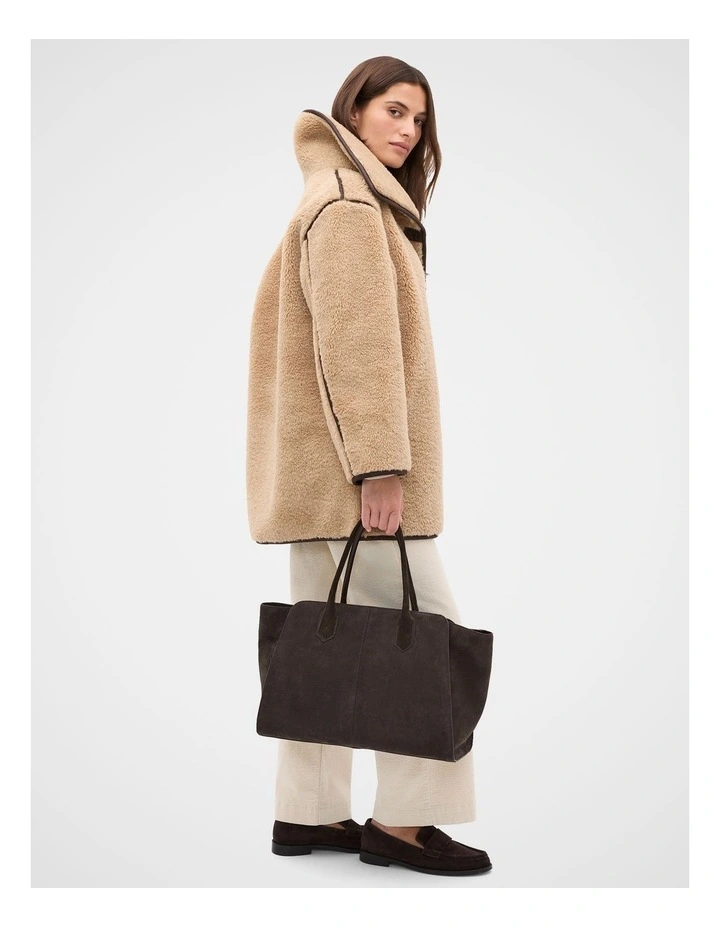 Teddy Jacket in Sandstone image 3