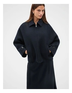 Tweed Jacket in Twilight Blue