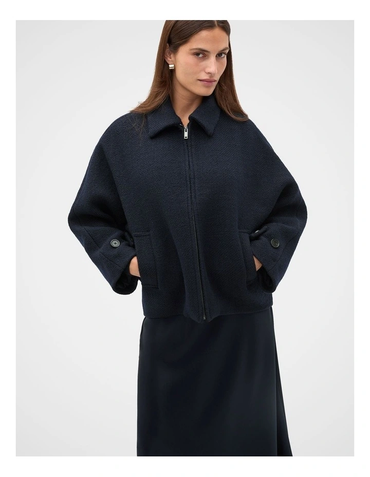 Tweed Jacket in Twilight Blue image 1