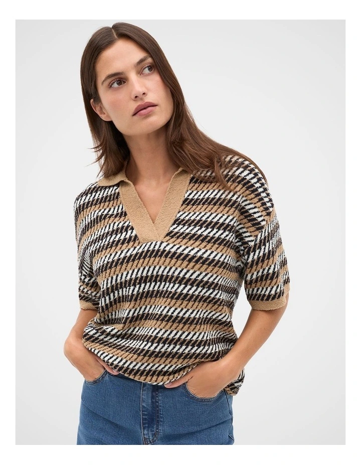 Textured Lurex Knit in Multi image 1