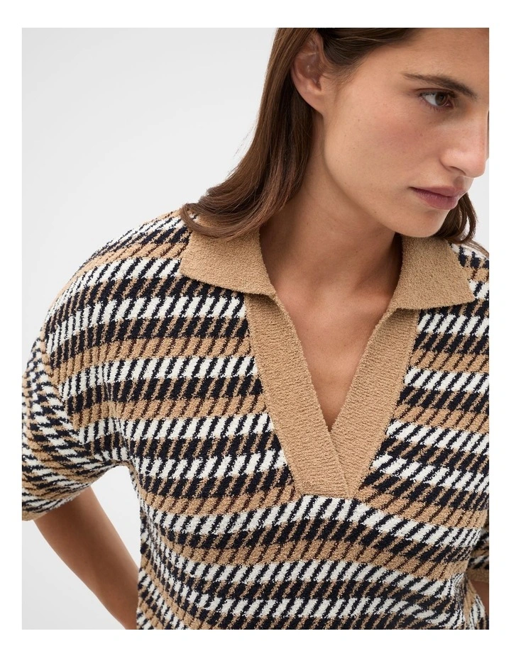 Textured Lurex Knit in Multi image 3