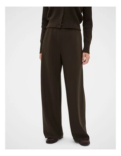 Easy Wide Leg Pant in Coffee Bean