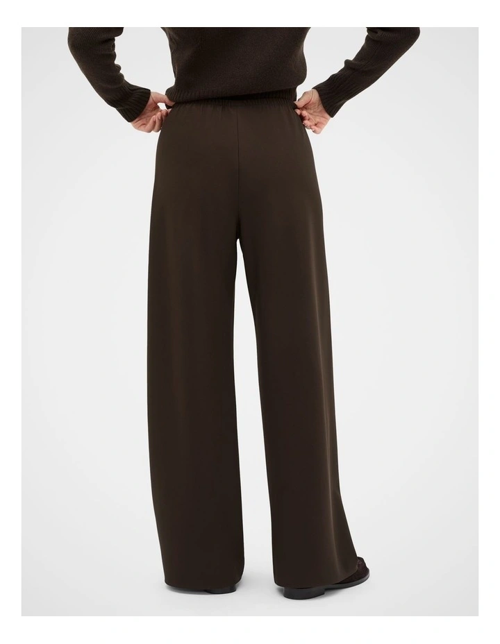 Easy Wide Leg Pant in Coffee Bean image 2