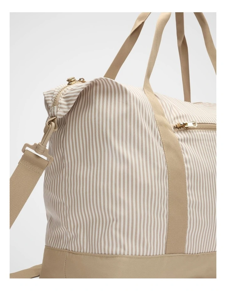 Packable Travel Tote in Sandstone image 3