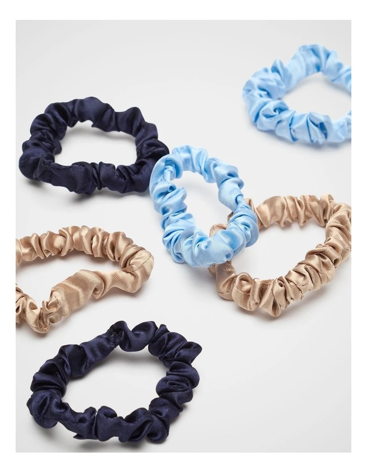 Mini Scrunchie in Soft Blue image 2