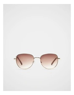 Olivia Metal Sunglasses in Gold