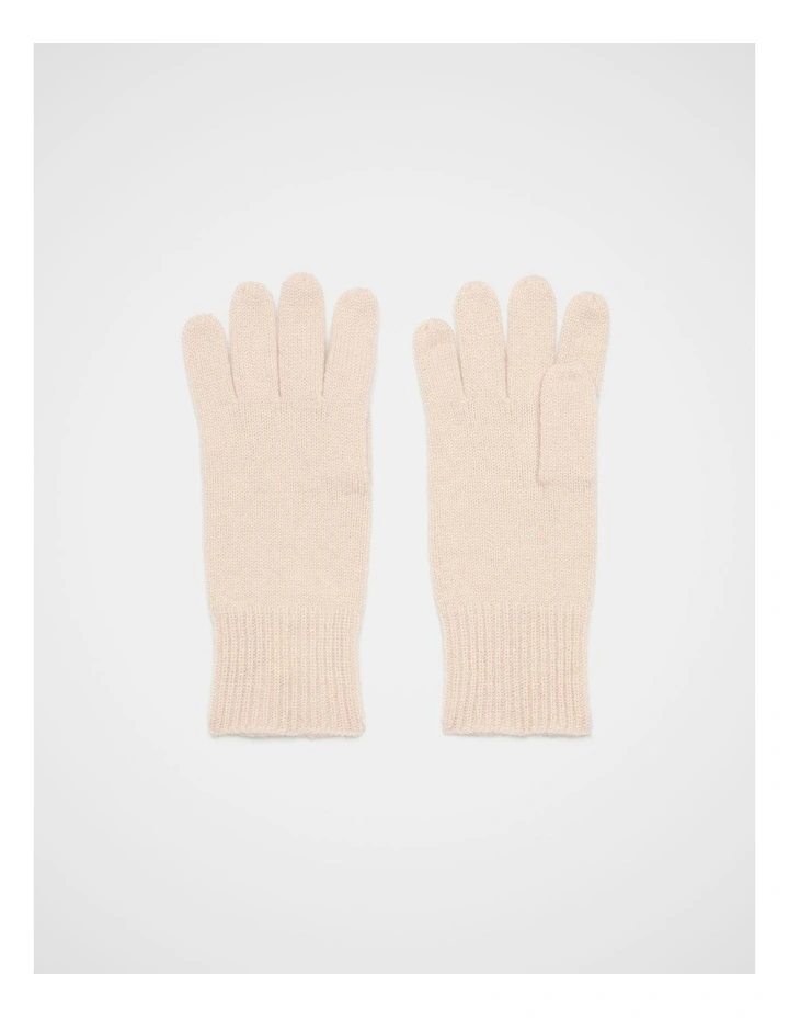 Cashmere Gloves in Sandstone image 1