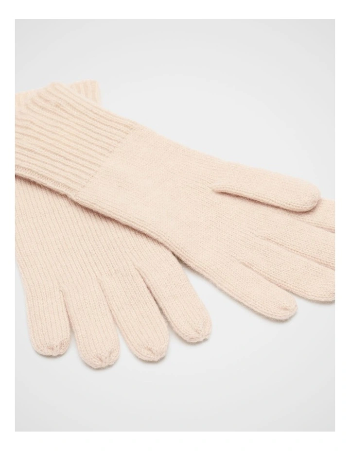 Cashmere Gloves in Sandstone image 3