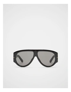 Rhi Shield Sunglasses in Black