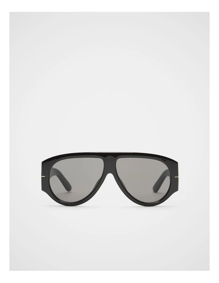 Rhi Shield Sunglasses in Black image 1