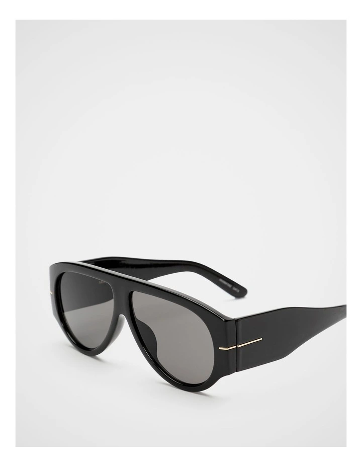 Rhi Shield Sunglasses in Black image 3