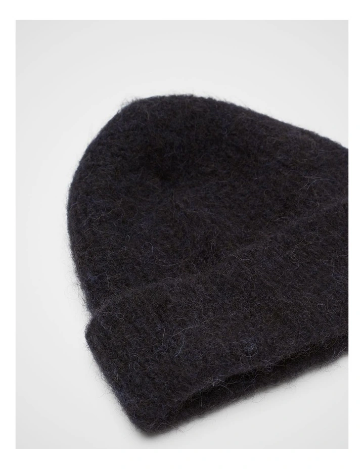 Fluffy Beanie in Twilight Blue image 3