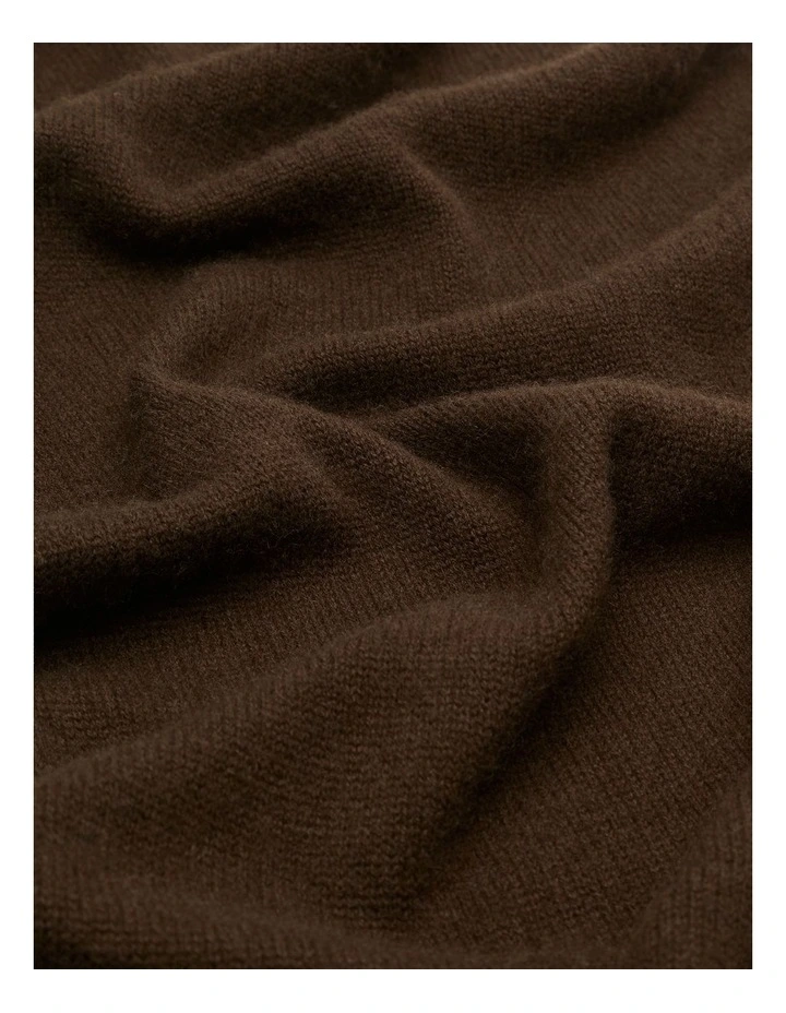 Triangle Scarf in Coffee Bean image 3