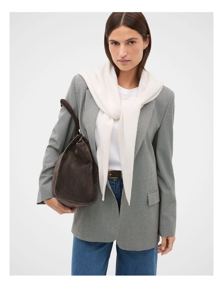 Triangle Scarf in Coconut Cream image 2