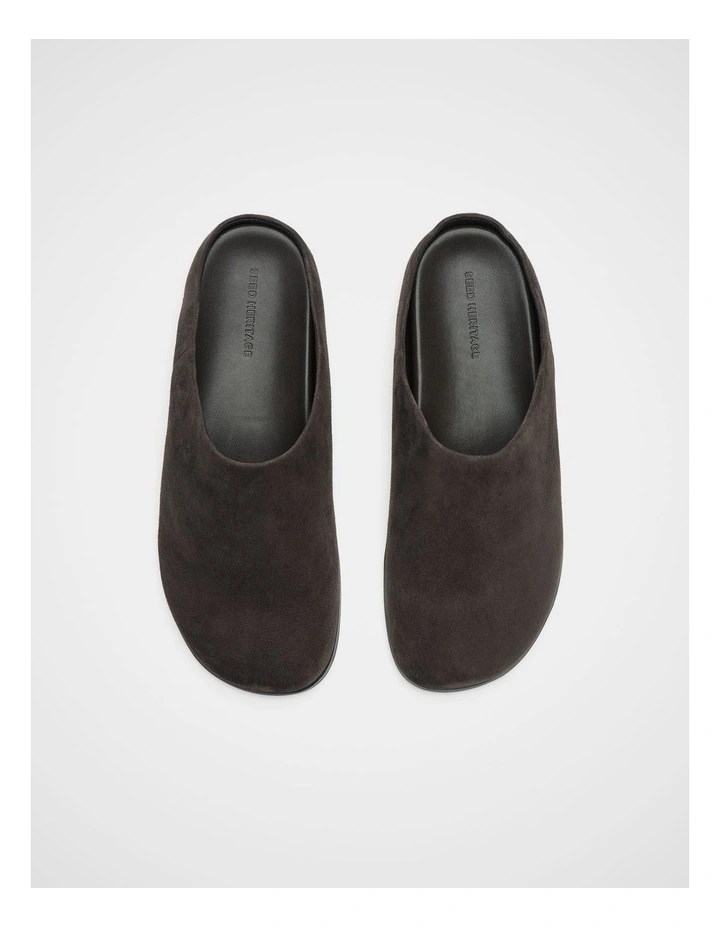 Hunter Mule in Chocolate Suede image 4