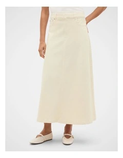 Denim Midi Skirt