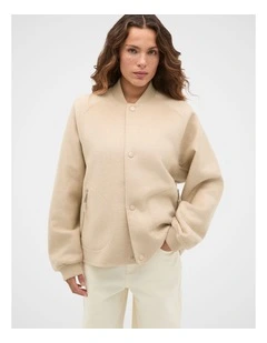 Relaxed Bomber Jacket