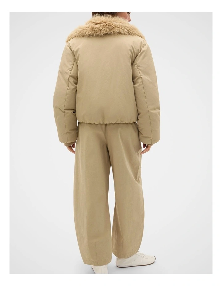 Faux Fur Collar Jacket image 2