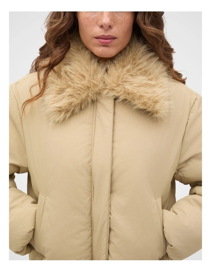 Faux Fur Collar Jacket image 4
