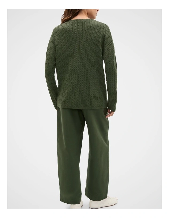 Australian Merino Mini Cable Knit image 2